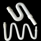 Flexible bath tub wash basin drain pipe for bathtub Extensible PP Wash Basin Washing Machine Dishwasher Drain Hose