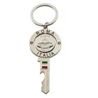 Wholesale Fancy custom logo 3D Metal Key Shaped Beer Bottle Opener Keychain