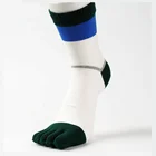 Fashion Casual Custom Cotton Sports Socks Men Five Toe Socks