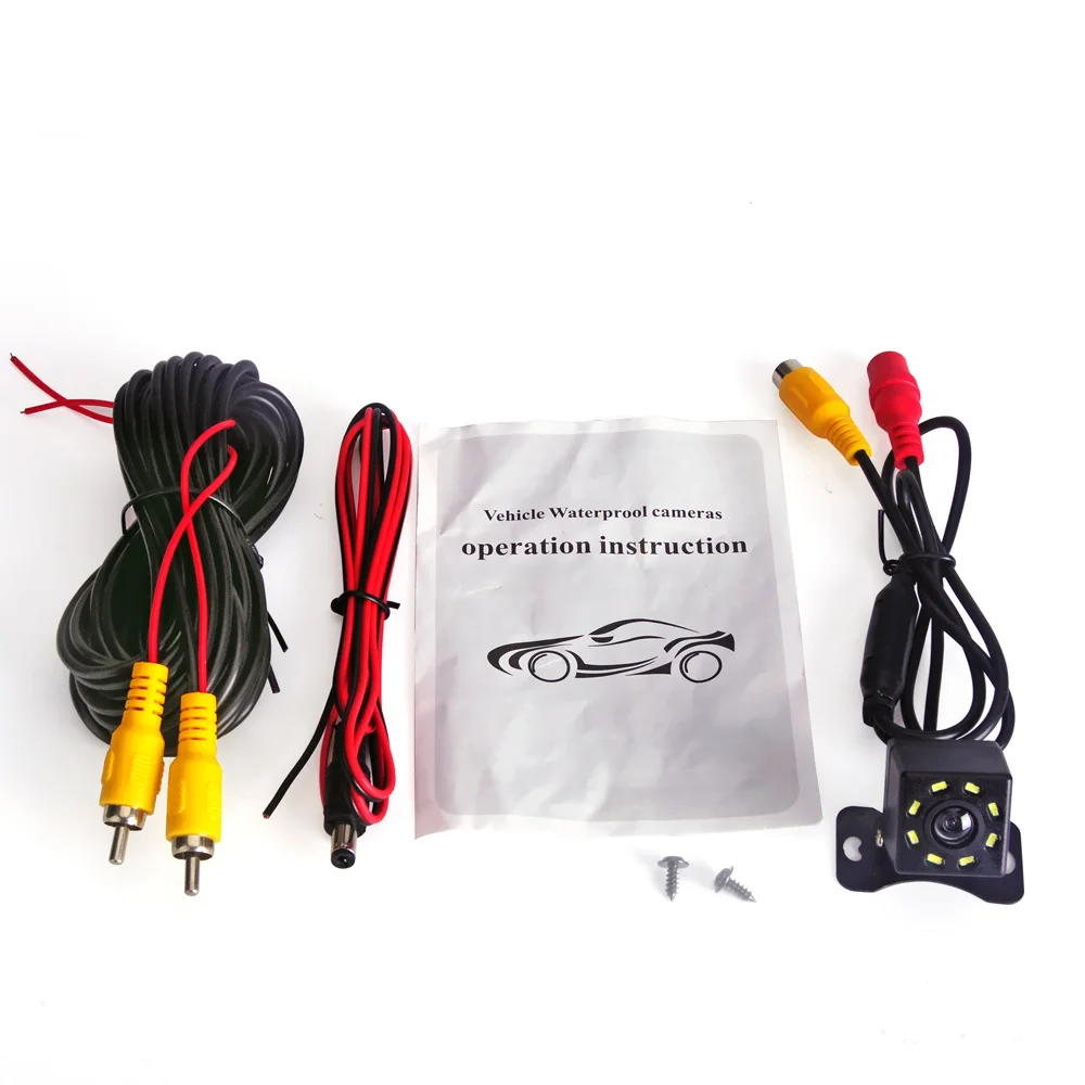 8 LED Ligths Night Vision Car Rearview Camera (6)