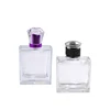 rectangle high transparent luxury60ml perfume fragrance deodorant bottle glass pack of perfume