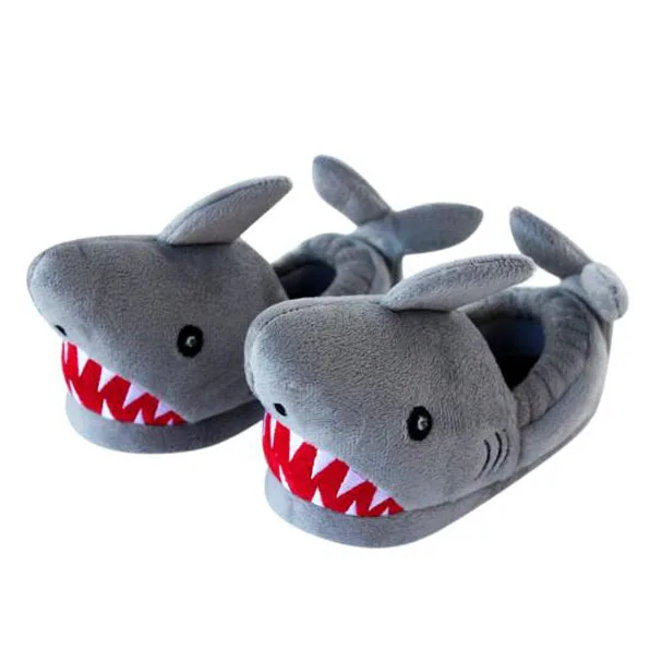 Оптовая Продажа Новинка Мальчики светящиеся глаза акула плюшевые Тапочки
