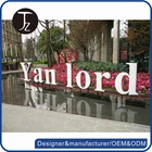 Customized building front 3d plastic letters for signs