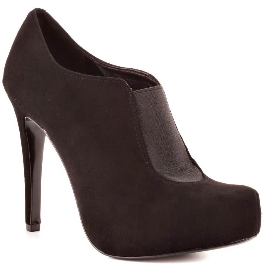 Calssic Style Winter Zipper Boots On Sale Black And Camel Women Shoes Wedding Dress Ankle Suede Shoes Pointed Toe Spike Heels