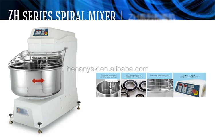 Industrial Electric Spiral Bread Cheap Cake Pizza Maker Italian Philippines Fork Commercial Dough Mixer Machine