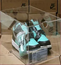 import china goods new products acrylic shoe box for nike roshe run