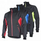 Custom Thermal Fleece Winter Cycling Jacket Unisex Waterproof Softshell Cycling Jacket