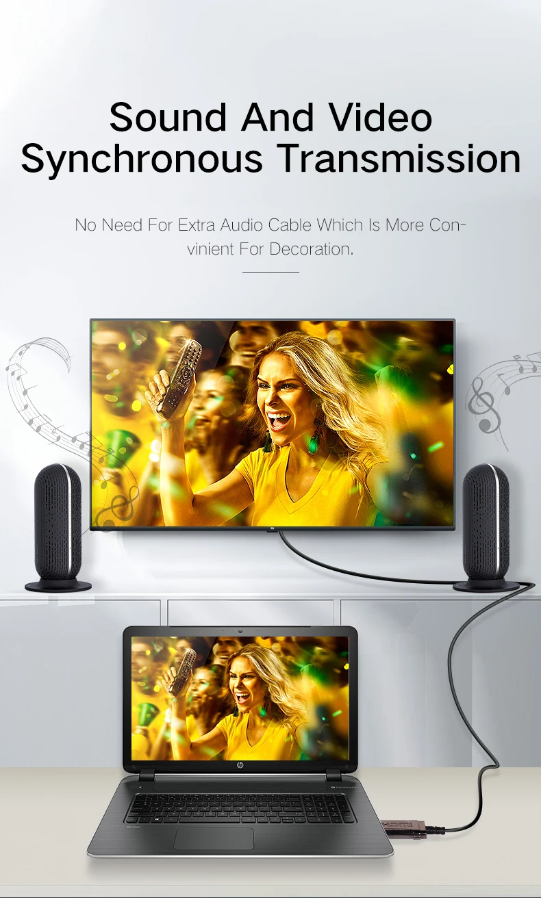 100 meters ultra slim high speed 18gbps 2.0 fiber hdmi cable for HDTV hone theater - ANKUX.COM