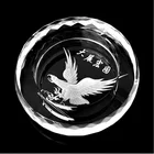 nice k9 crystal engraved glass ashtrays wholesale round shape glass ashtrays wholesale