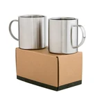 HASAYAKI Stainless Steel Double Wall Cup Of Coffee Sublimation Travel Mug
