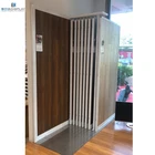 Wood Display Shelf Wall Mount Push-pull Sliding Type Wood Flooring Display Stands Shelf