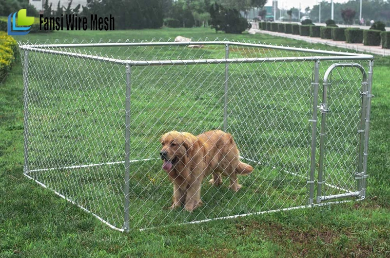 3x3x1.8m Large Galvanized Tube Chain Link Dog Cage Runs With Door Buy