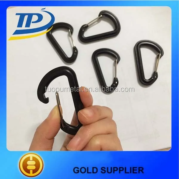 Black Kam Plastic Swivel Mini Carabiner Snap Hook For Backpack Buy