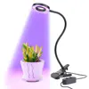 2017 New Head Led Grow Light,10W Desk Clip Lamp with 360 Degree Flexible Gooseneck grow light