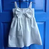 apparel for kids children summer clothing girls dresses white stripe with bow baby cute dress
