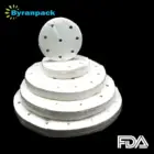 High quality round shape waterproof perforated siliconized disposable steamer paper