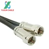 YUXUN Thin RG6 Coaxial Cable Antenna TV Cable Wire RG6 With F Type Connector