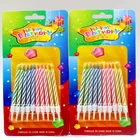 Dia 4.5mm Relighting/Magic 10Pcs Per Pack Spiral Birthday Cake Candles for Party
