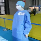 New nonwoven fabric composite operating clothing, protective clothing