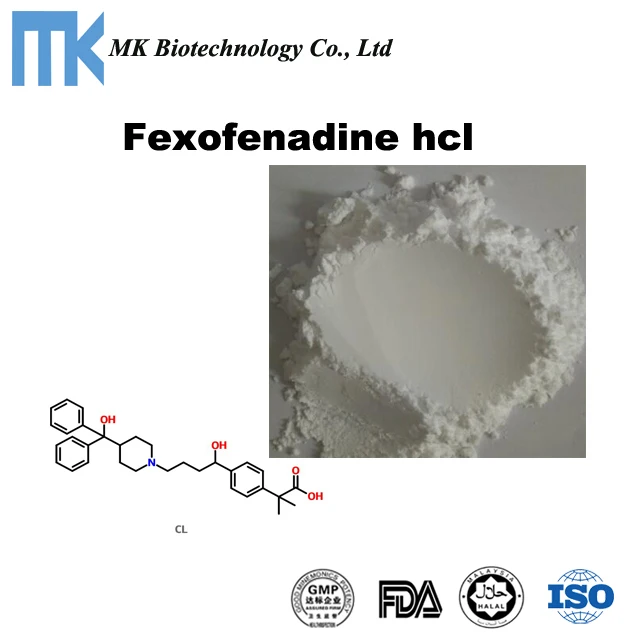 supply 99% fexofenadine hydrochloride/hcl cas.