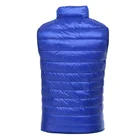 Wholesale OEM mens lightweight feather waistcoat winter sleeveless quilted down vest