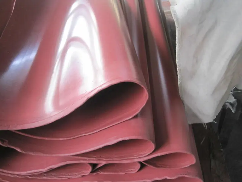 Great Wall brown color Natural rubber sheet sole mat/rubber sheet roll