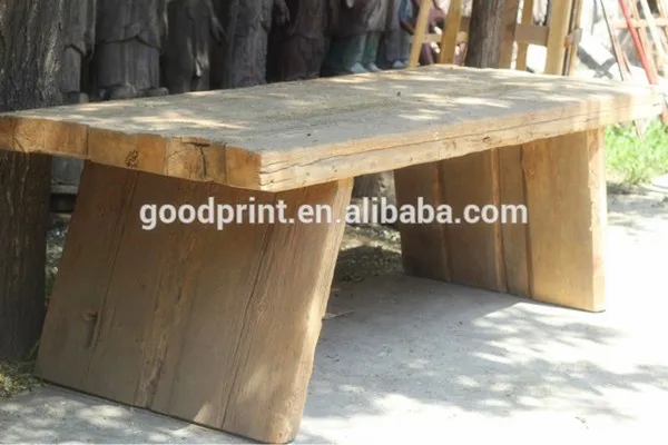 wood rustic dining table