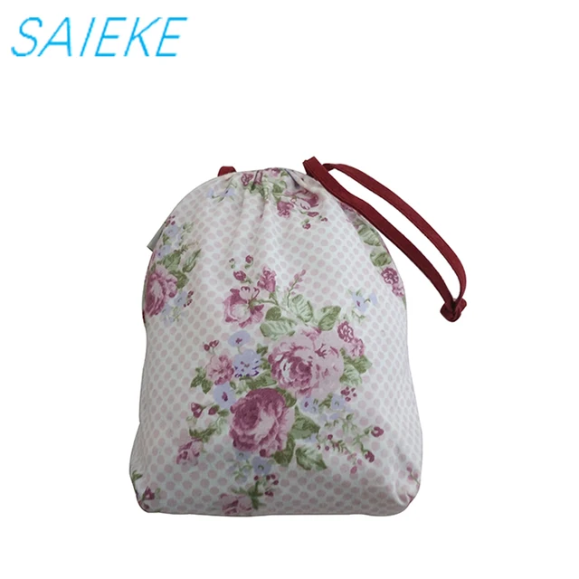 customized eco friendly cotton canvas drawstring bag