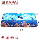 UV protection colorful Foil printed cardboard car sunshade
