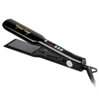 Hair machine professional 1.7 inches nano titanium wide plate magic hair flat iron with customize logo