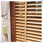 Home Decoration Faux Wood Blinds PVC window curtains
