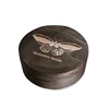 Decorative birch veneer custom printing color wood round gift box