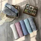 New Fashion Korean Plain Natural Cotton Linen Scarf Casual Crinkle Large Shawl