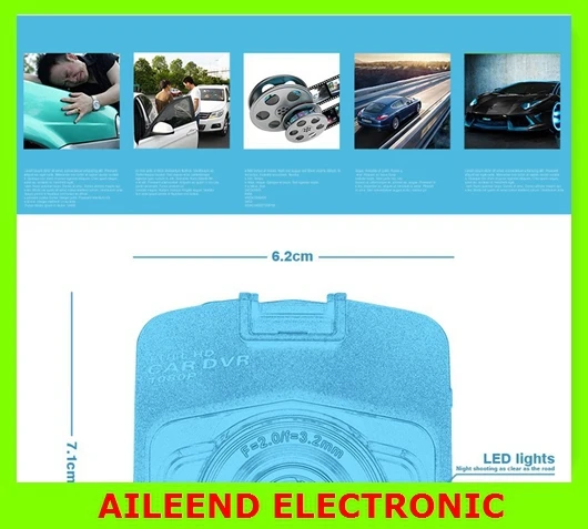 Car DVR Novatek 96620 Full HD Car Camera Vehicle Blackbox DVR C900 2.4" LCD 170 Degree Wide Angle Dash Cam Night Vision
