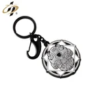 Wholesale pvc 3d rubber movie keychain car key holder with LED tube