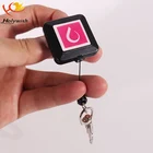 Custom promotional vertical/horizontal ID holder badge reels for nurses