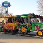 Wanle Theme Park Equipment Kiddie Ride Kids Track Train Gams Track Train Ride for Children