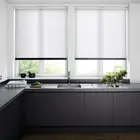 Soundproof inside double glass pleated window