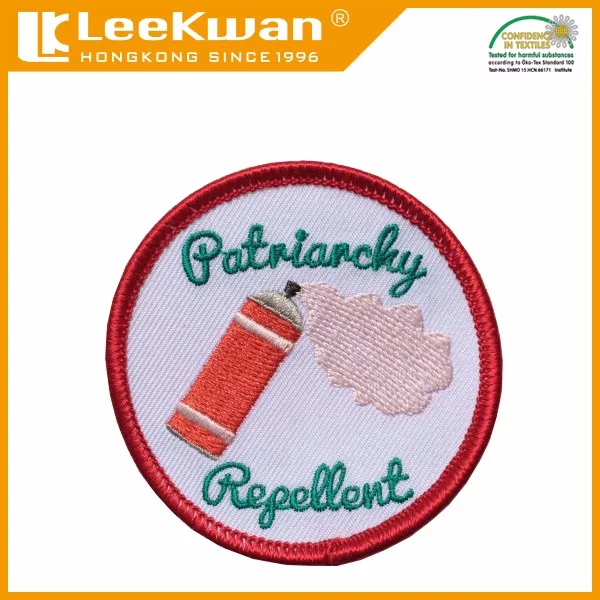 merrowed fire annihilator embroidered patch with