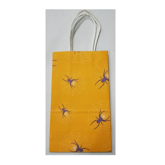 halloween christmas custom gift bag kraft paper bag with handles