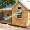 Beautiful wooden prefabricated houses villa cheap for living factory price