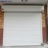 Aluminum roll up door opener glass garage door factory price with motor