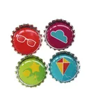 Cheap Colorful Bottle Opener With Fridge Magnet,Metal Tin Fridge Magnet