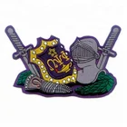 Patch Work Beaded Applique Patch Iron Patch Omega Psi Phi Fraternity Design Embroidery Beaded Applique Work Design