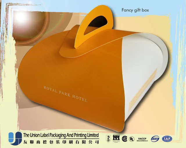 hot new custom made printed food packaging cake box