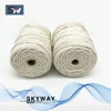 3mm 4mm 5mm 6mm twisted cotton macrame cord natural color cotton cord