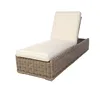Hot sale outdoor furniture adjustable rattan reclining chair for sale