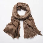2019 fashionable african muslim women chiffon silk scarf for clothing