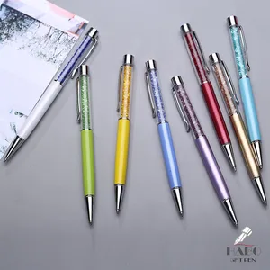 colorful custom promotional cheap retractable twist metal ball