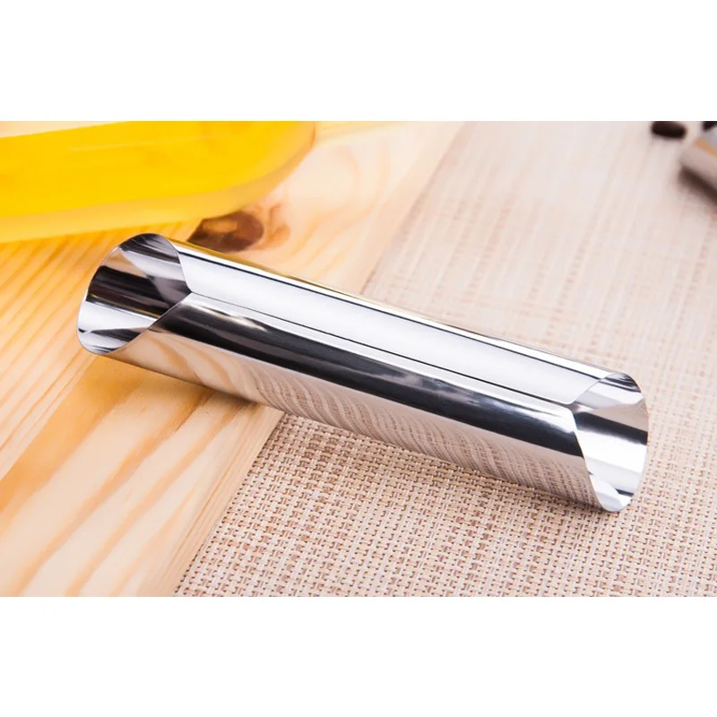 12Pcs/lot Cannoli Forms Dessert Pastry Cream Molds Stainless Steel DIY Baking Cake Kitchen Mold Tool